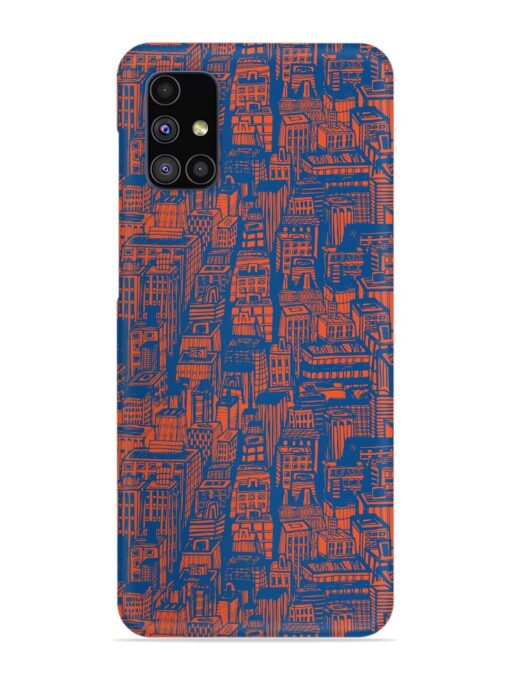 Hand Drawn Seamless Snap Case for Samsung Galaxy M51