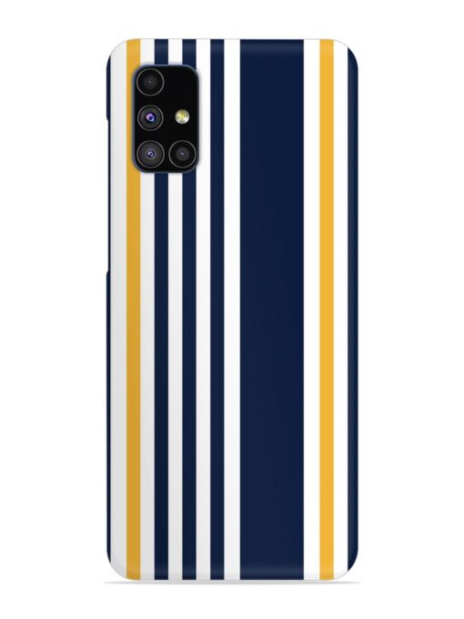 Seamless Stripe Pattern Snap Case for Samsung Galaxy M51