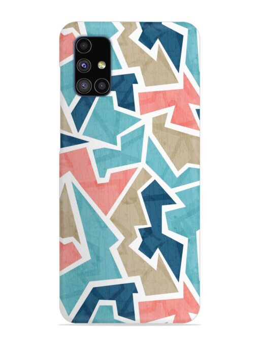 Vintage Geometric Triangle Snap Case for Samsung Galaxy M51