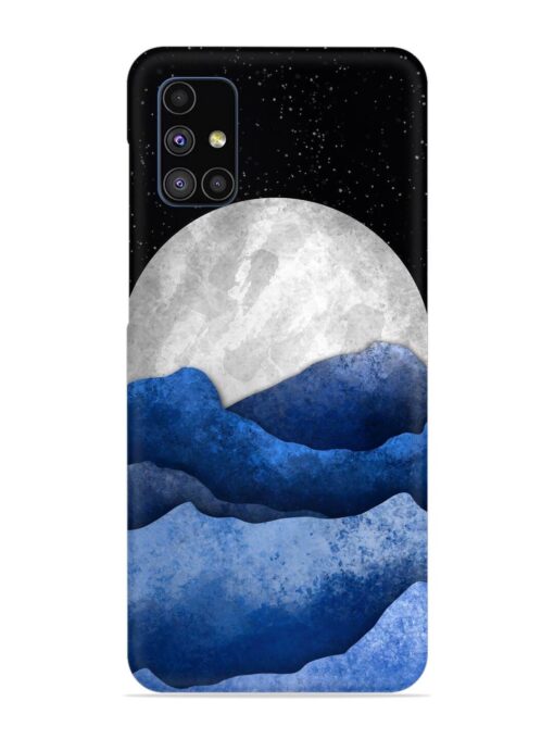 Full Moon Mountain Vector Snap Case for Samsung Galaxy M51