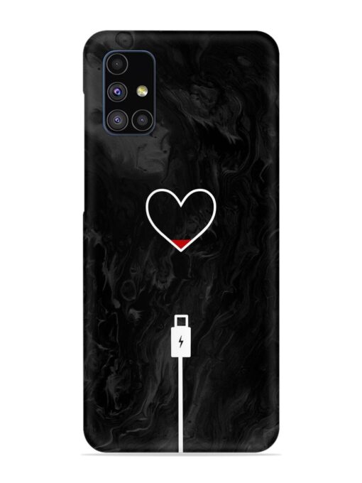 Heart Charging Vector Snap Case for Samsung Galaxy M51