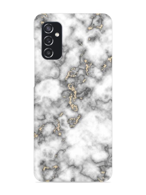 Gray And Gold Marble Snap Case for Samsung Galaxy M52 (5G)