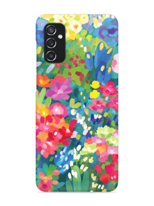 Watercolor Flower Art Snap Case for Samsung Galaxy M52 (5G)