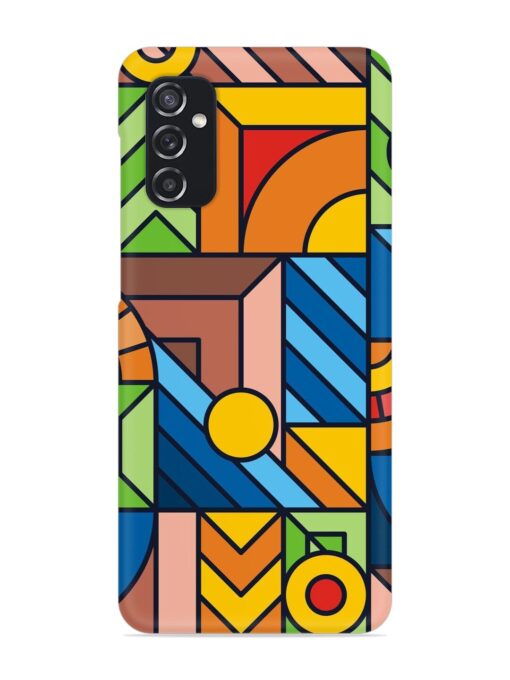 Colorful Geometric Snap Case for Samsung Galaxy M52 (5G)