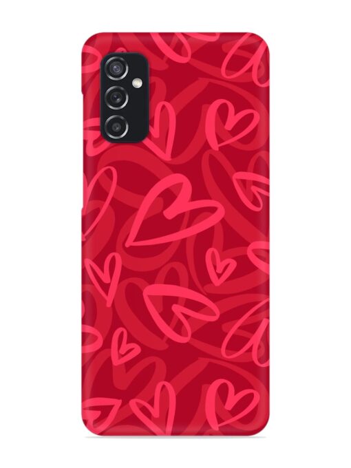 Seamless Romantic Pattern Snap Case for Samsung Galaxy M52 (5G) Zapvi