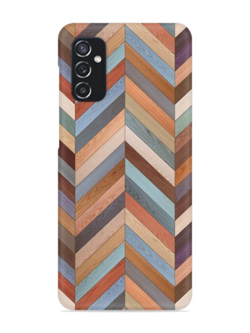 Seamless Wood Parquet Snap Case for Samsung Galaxy M52 (5G) Zapvi