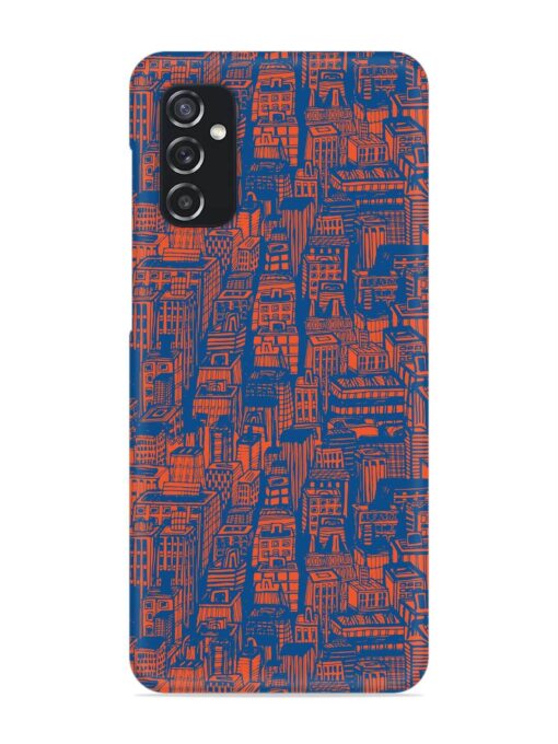 Hand Drawn Seamless Snap Case for Samsung Galaxy M52 (5G)