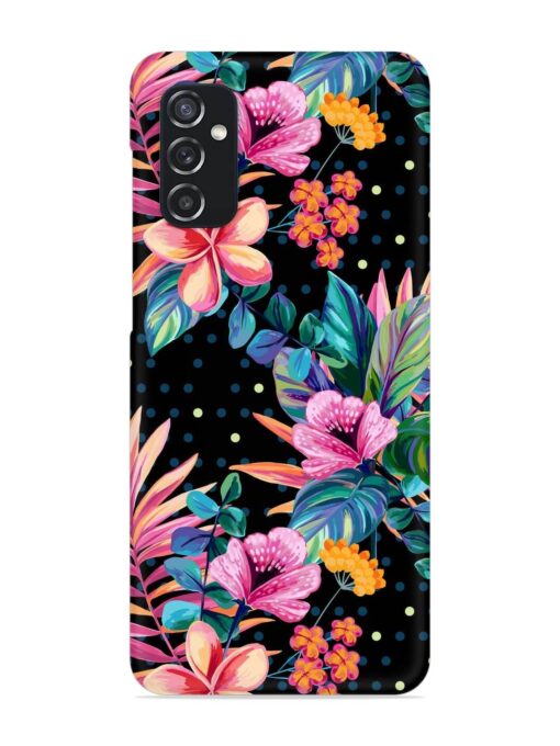 Seamless Floral Pattern Snap Case for Samsung Galaxy M52 (5G) Zapvi