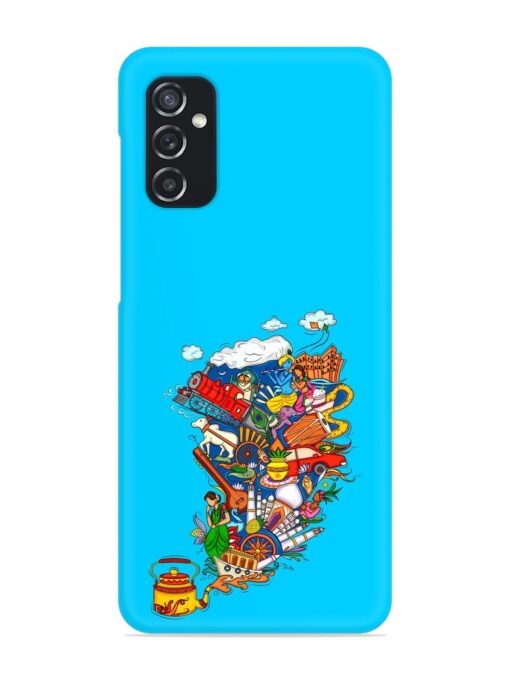 Vector Design Indian Snap Case for Samsung Galaxy M52 (5G) Zapvi