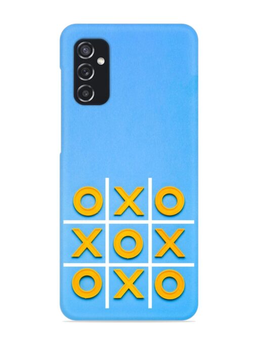 Yellow Plastic Crosses Snap Case for Samsung Galaxy M52 (5G)