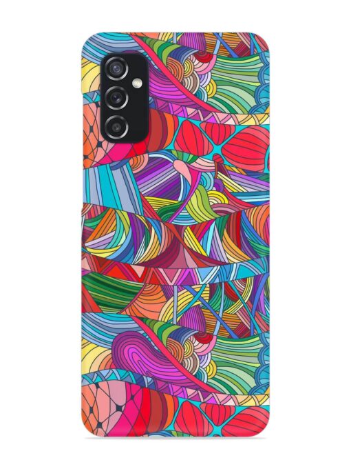 Seamless Patterns Hand Drawn Snap Case for Samsung Galaxy M52 (5G)