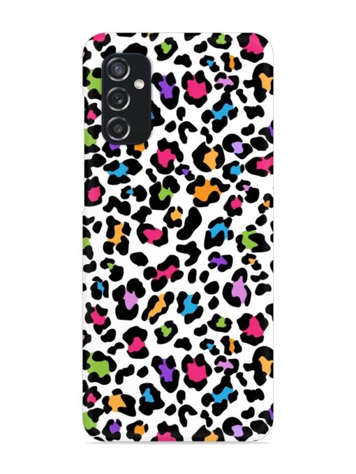 Seamless Leopard Pattern Snap Case for Samsung Galaxy M52 (5G) Zapvi