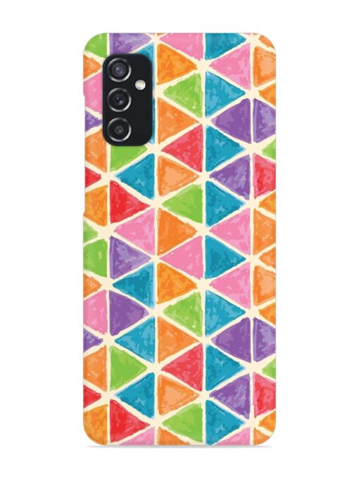 Seamless Colorful Isometric Snap Case for Samsung Galaxy M52 (5G)