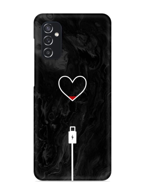 Heart Charging Vector Snap Case for Samsung Galaxy M52 (5G) Zapvi