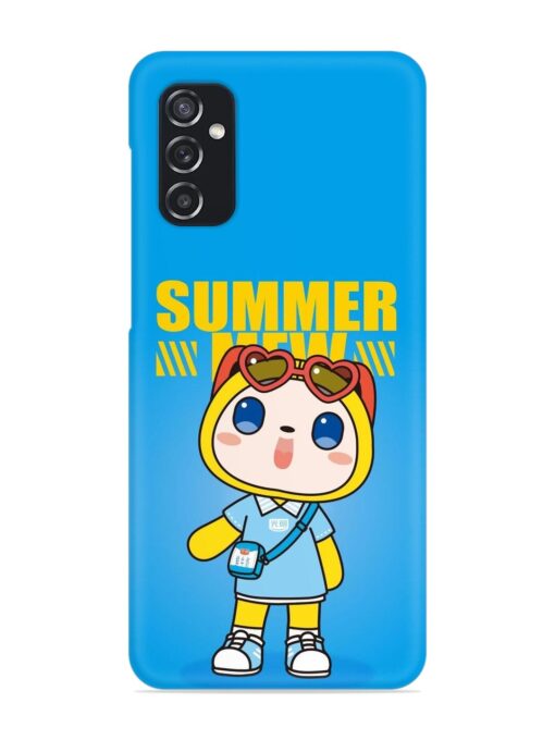 Summer Mew Cartoon Snap Case for Samsung Galaxy M52 (5G)