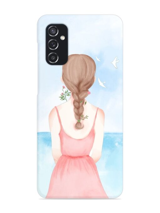 Watercolor Girl Vector Snap Case for Samsung Galaxy M52 (5G)