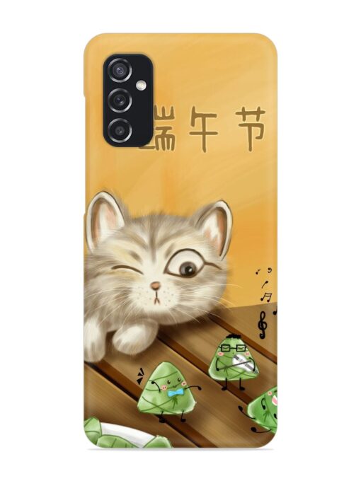 Cat Scorpion Dancing Snap Case for Samsung Galaxy M52 (5G)