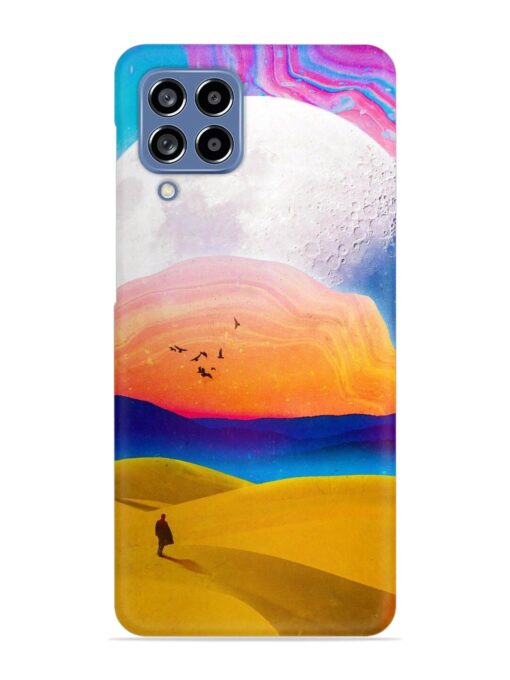 Sandy Desert Snap Case for Samsung Galaxy M53 (5G) Zapvi