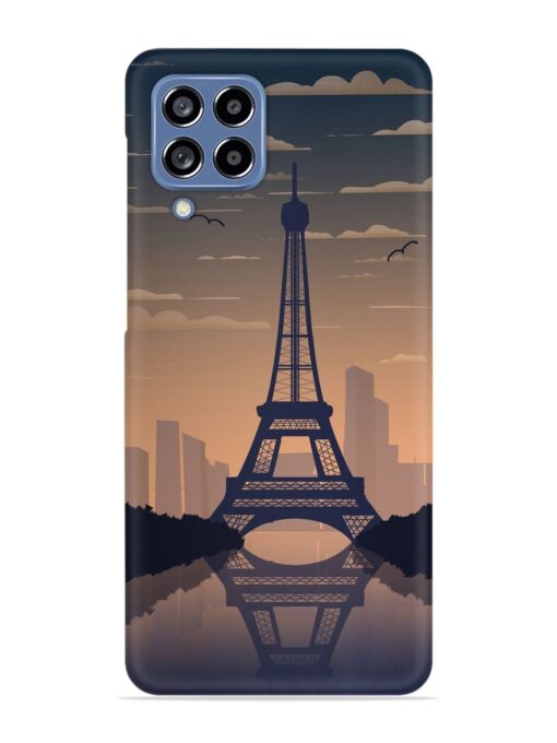 France Paris Eiffel Tower Gradient Snap Case for Samsung Galaxy M53 (5G) Zapvi