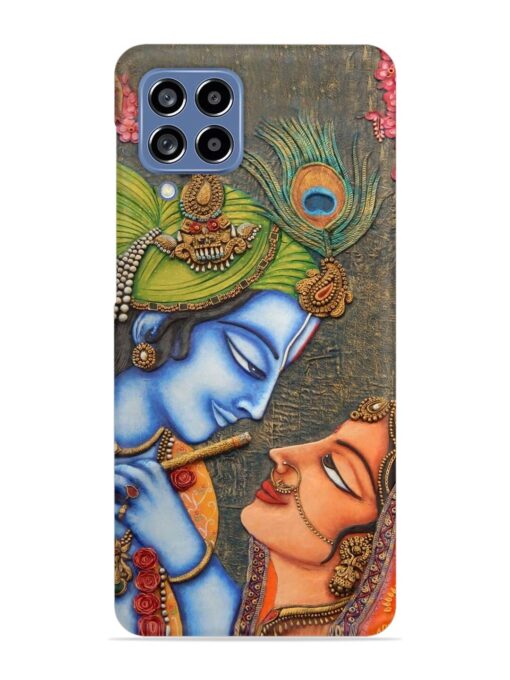 Lord Radha Krishna Flute Art Snap Case for Samsung Galaxy M53 (5G)