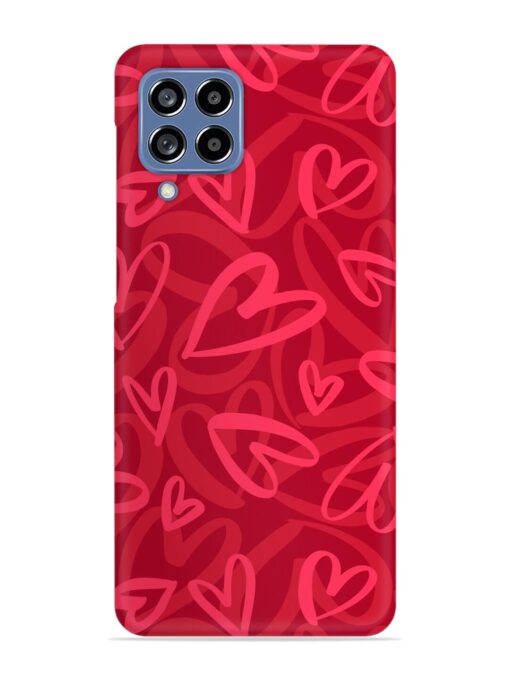 Seamless Romantic Pattern Snap Case for Samsung Galaxy M53 (5G) Zapvi