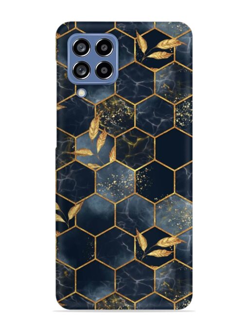 Marble Hexagon Seamless Snap Case for Samsung Galaxy M53 (5G)