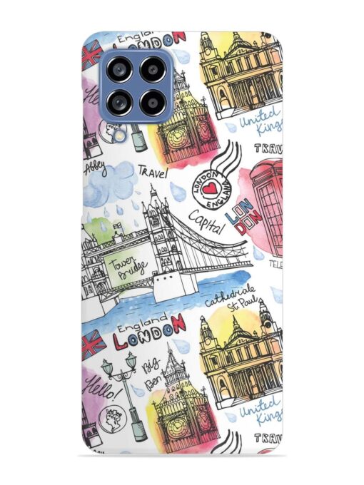 Vector London Landmark Snap Case for Samsung Galaxy M53 (5G) Zapvi