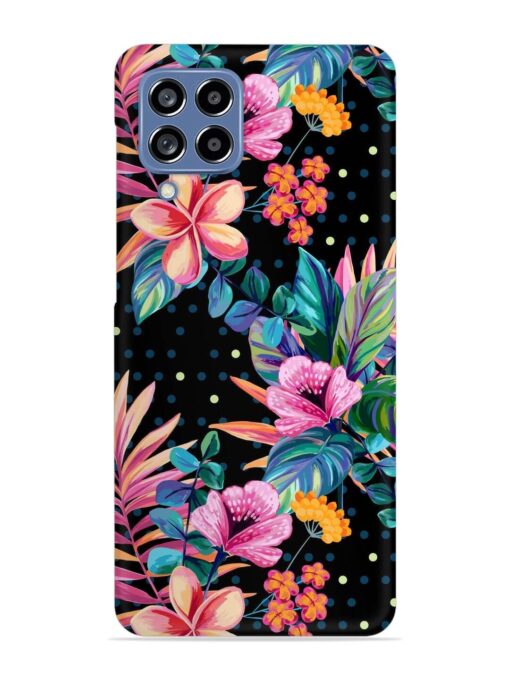 Seamless Floral Pattern Snap Case for Samsung Galaxy M53 (5G) Zapvi