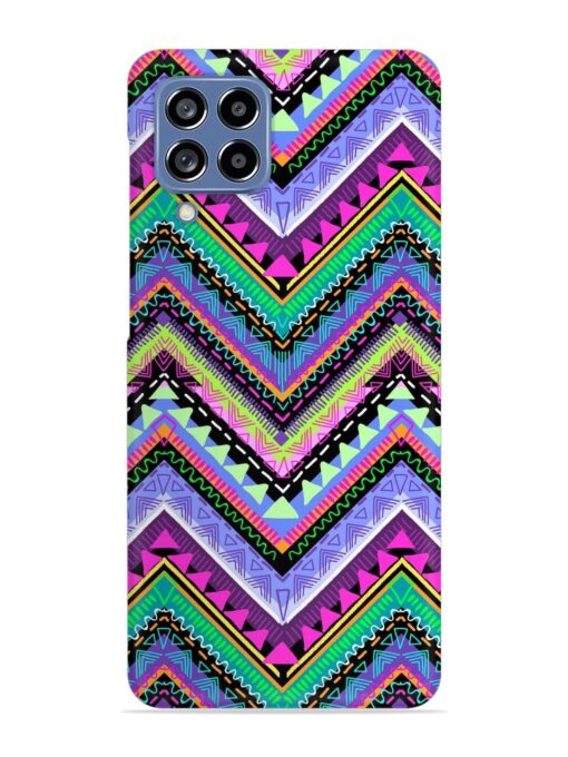 Tribal Aztec Print Snap Case for Samsung Galaxy M53 (5G) Zapvi