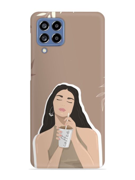 Girl With Coffee Snap Case for Samsung Galaxy M53 (5G)