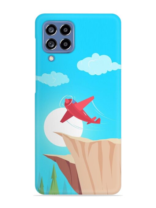 Small Planes In Flight Snap Case for Samsung Galaxy M53 (5G) Zapvi