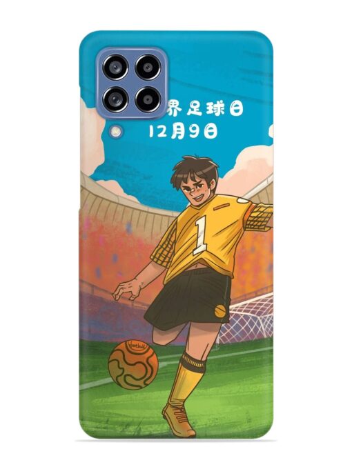 Soccer Kick Snap Case for Samsung Galaxy M53 (5G) Zapvi