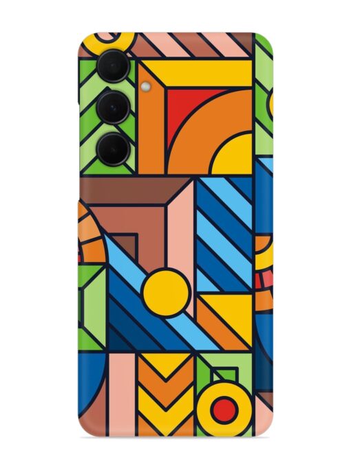 Colorful Geometric Snap Case for Samsung Galaxy M55 (5G)