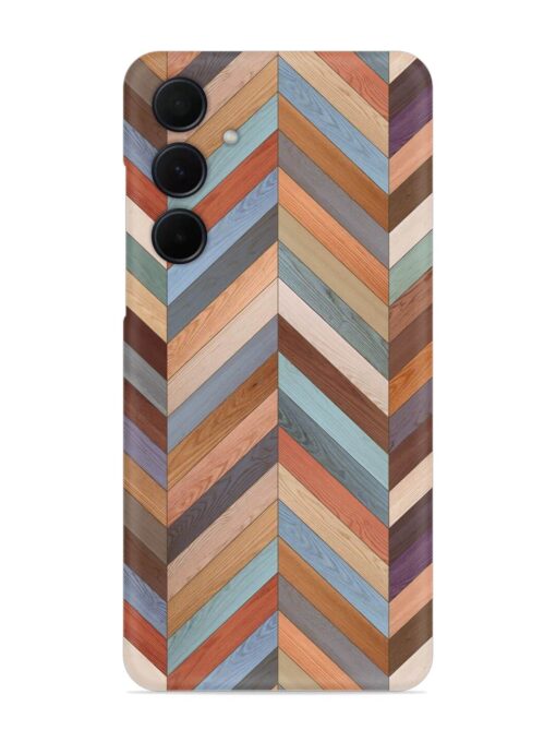 Seamless Wood Parquet Snap Case for Samsung Galaxy M55 (5G) Zapvi