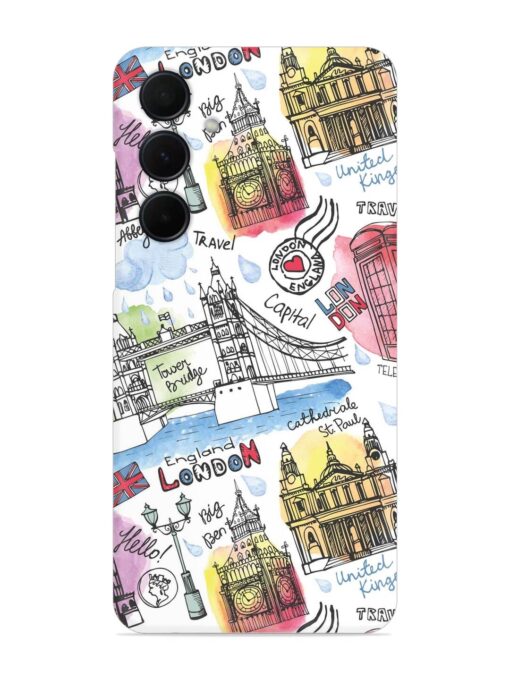 Vector London Landmark Snap Case for Samsung Galaxy M55 (5G) Zapvi