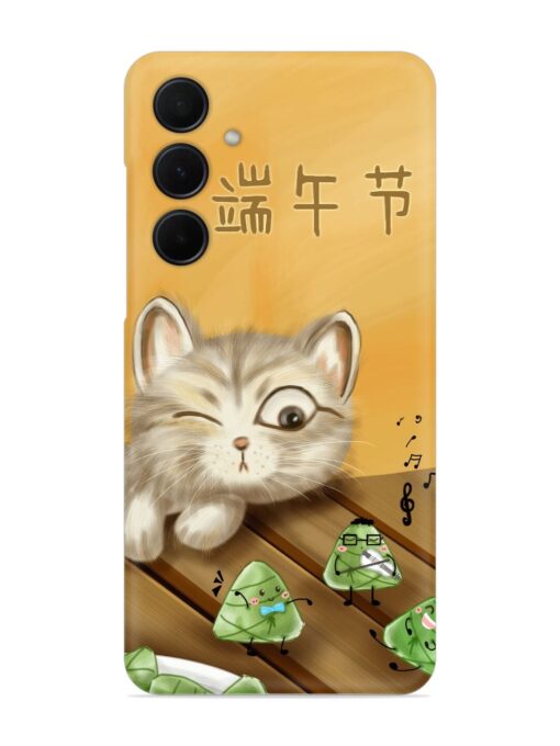 Cat Scorpion Dancing Snap Case for Samsung Galaxy M55 (5G)