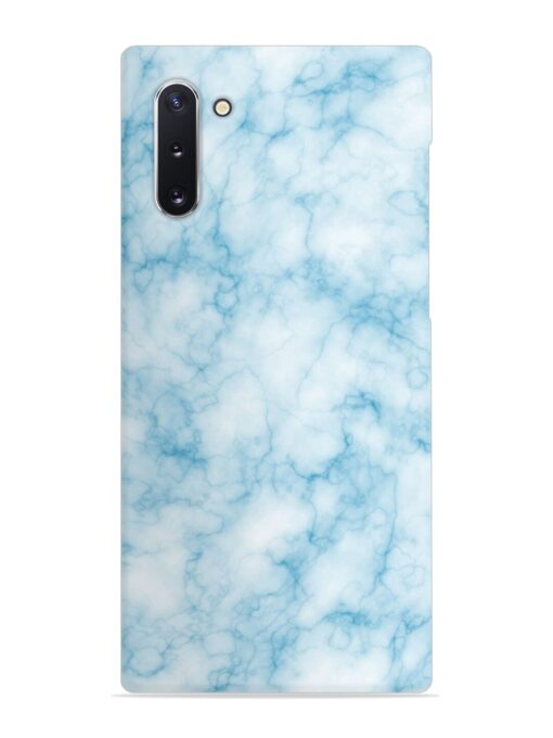 Blue White Natural Marble Snap Case for Samsung Galaxy Note 10 Zapvi