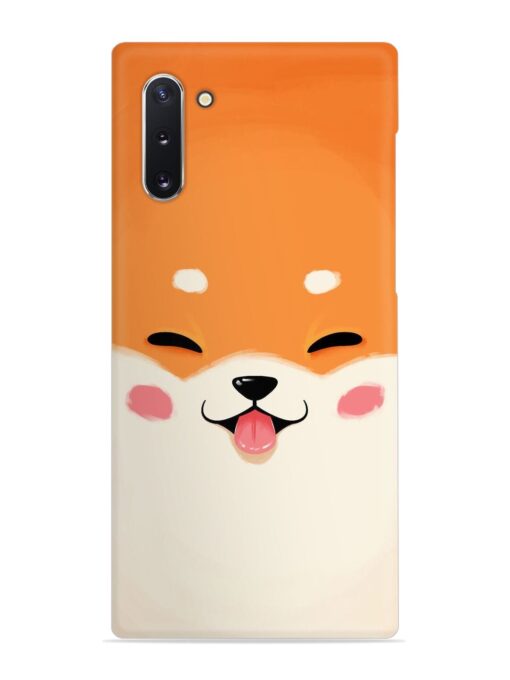 Cute Dog Face Vector Snap Case for Samsung Galaxy Note 10 Zapvi