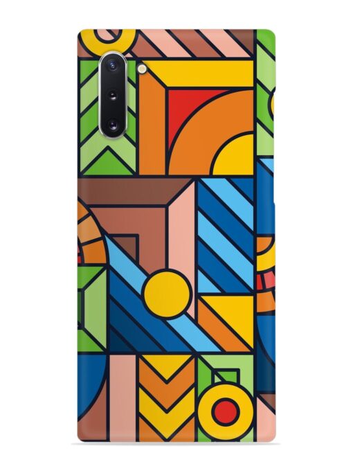 Colorful Geometric Snap Case for Samsung Galaxy Note 10 Zapvi