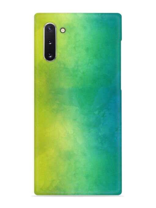 Yellow Green Gradient Snap Case for Samsung Galaxy Note 10 Zapvi