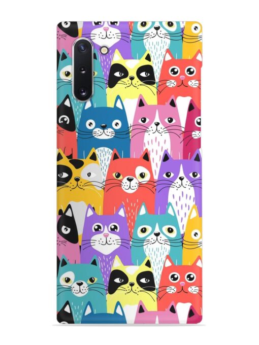 Funny Cartoon Cats Snap Case for Samsung Galaxy Note 10