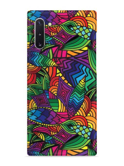 Abstract Multicolor Seamless Snap Case for Samsung Galaxy Note 10