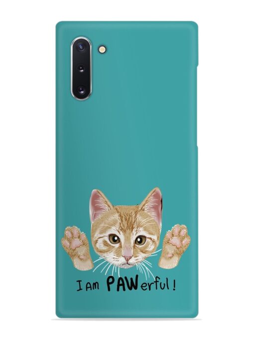 Typography Slogan Cat Snap Case for Samsung Galaxy Note 10