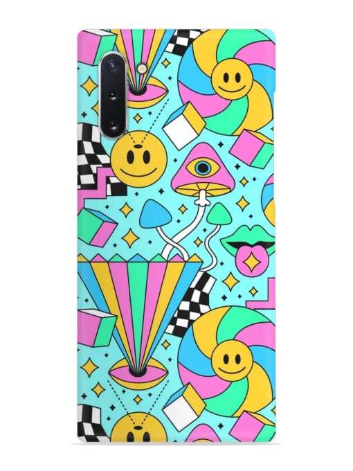 Trippy Rainbow 60S Snap Case for Samsung Galaxy Note 10