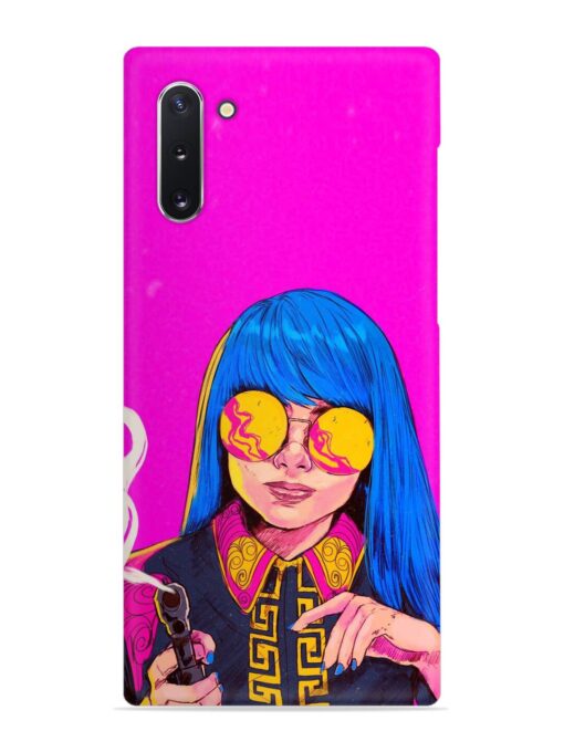 Aesthetic Anime Girl Snap Case for Samsung Galaxy Note 10 Zapvi