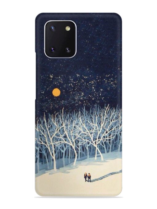 Full Moon Snowshoe Tour Snap Case for Samsung Galaxy Note 10 Lite