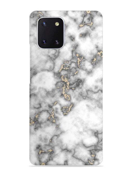 Gray And Gold Marble Snap Case for Samsung Galaxy Note 10 Lite