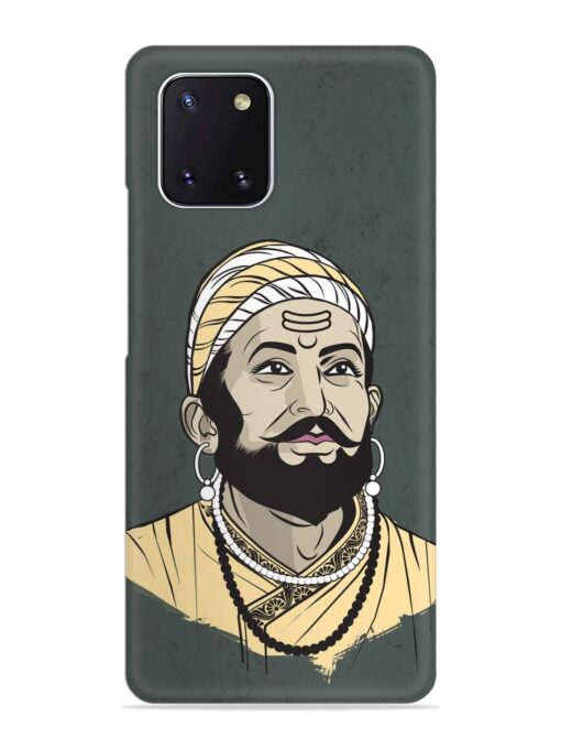 Shivaji Maharaj Vector Art Snap Case for Samsung Galaxy Note 10 Lite