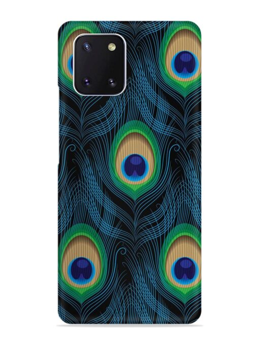 Seamless Pattern Peacock Snap Case for Samsung Galaxy Note 10 Lite Zapvi