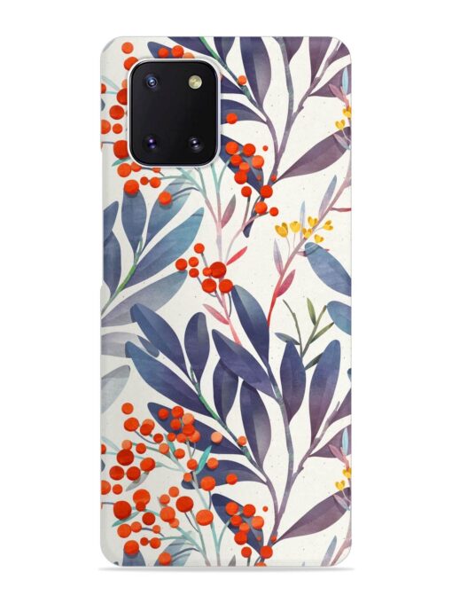 Seamless Floral Pattern Snap Case for Samsung Galaxy Note 10 Lite Zapvi